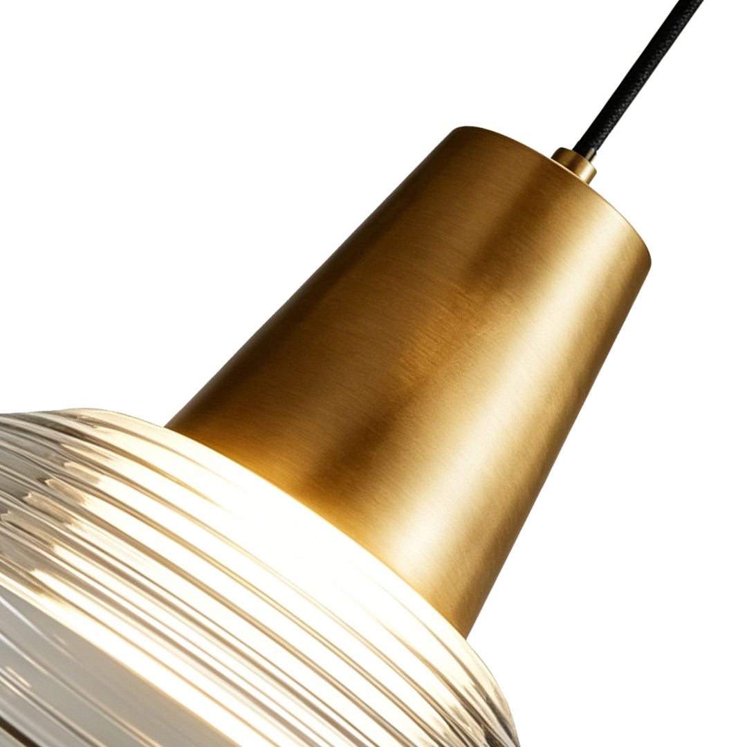 Glass Cone Pendant Light Nordic Art Minimalist Ceiling Light