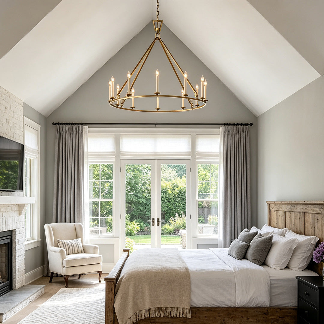 Elegant Retro Metal Chandelier
