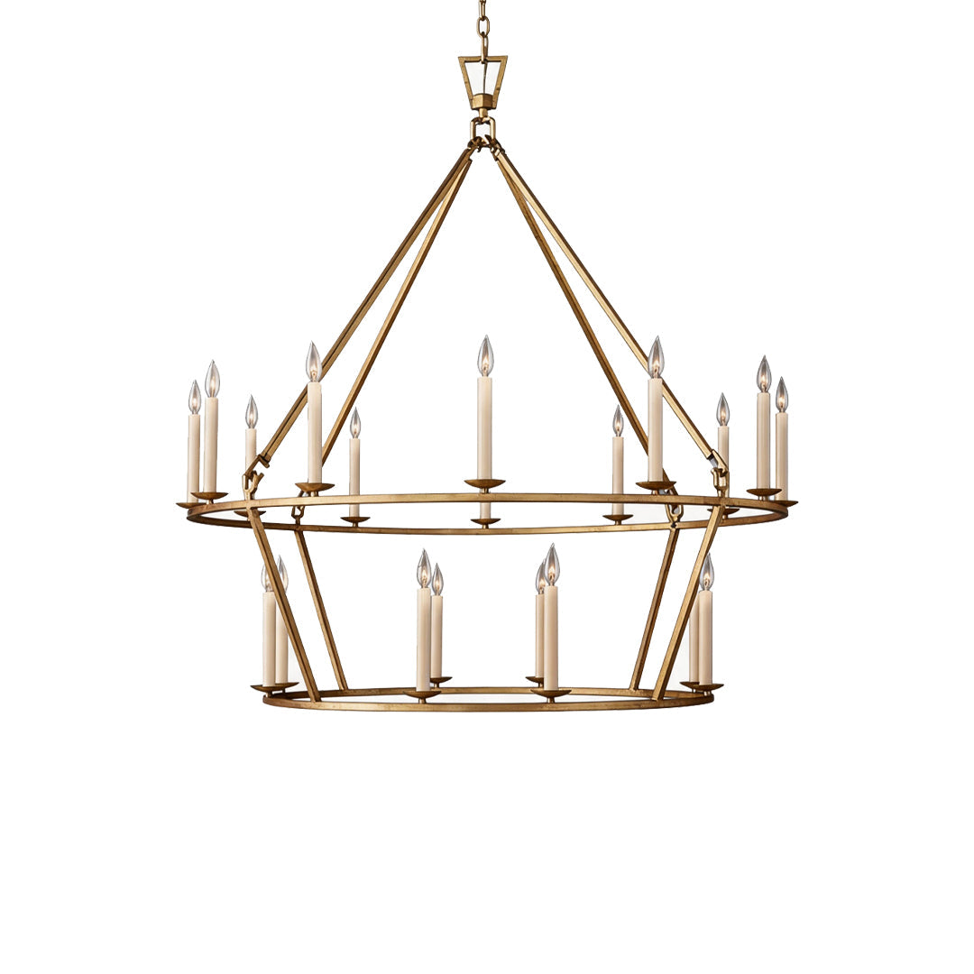 Elegant Retro Metal Chandelier
