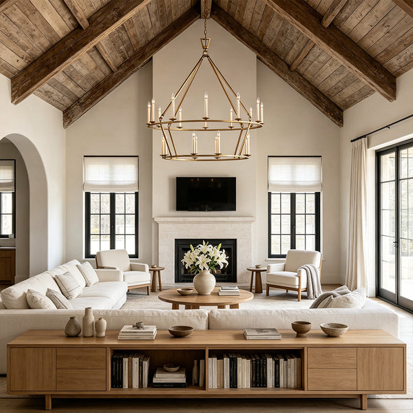 Elegant Retro Metal Chandelier