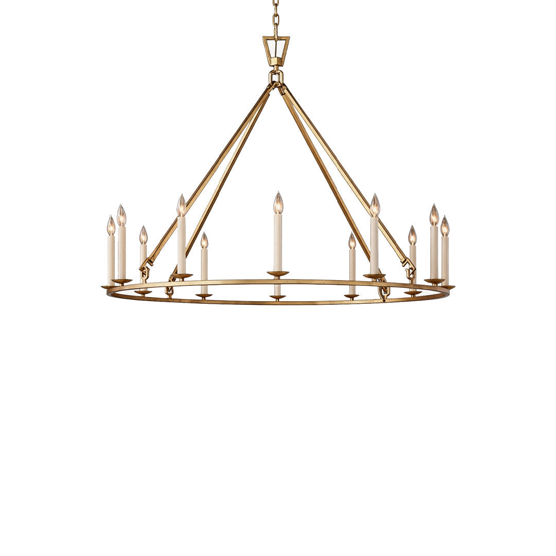 Elegant Retro Metal Chandelier