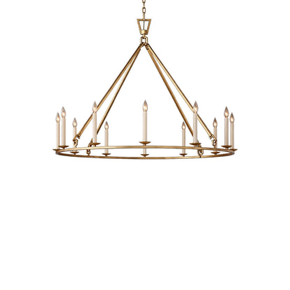 Elegant Retro Metal Chandelier