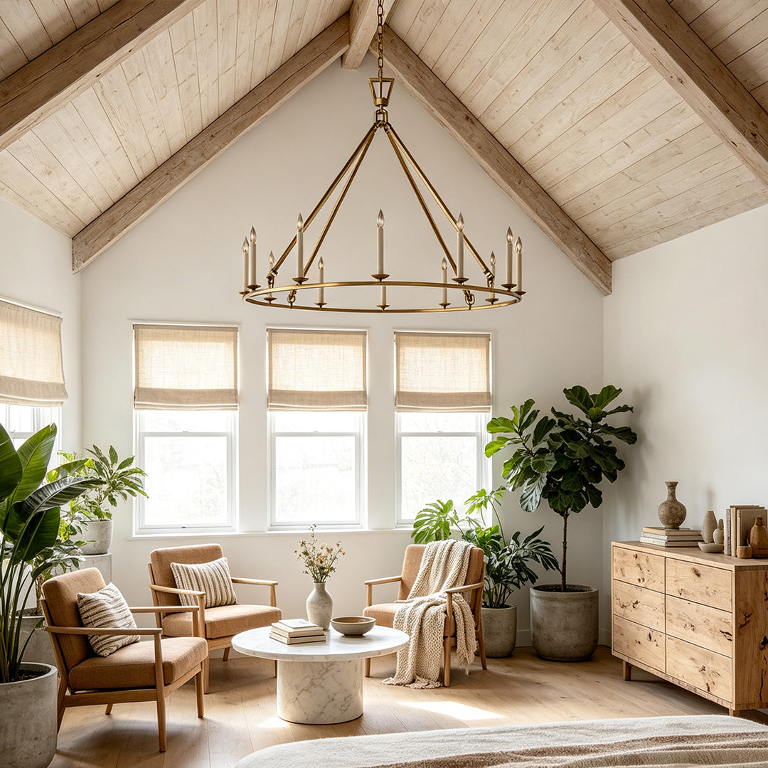 Elegant Retro Metal Chandelier