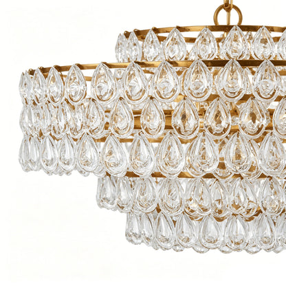Chandelier Lighting Crystal All-Copper Postmodern Luxury Ceiling Light