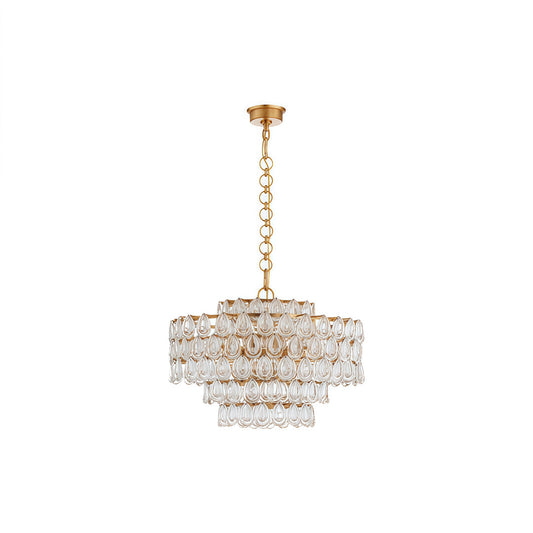 Chandelier Lighting Crystal All-Copper Postmodern Luxury Ceiling Light