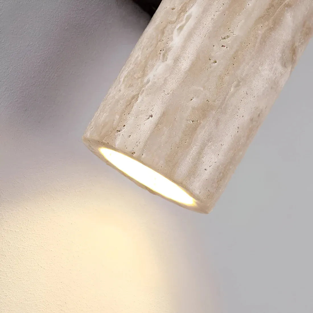 Travertine Column Sconce