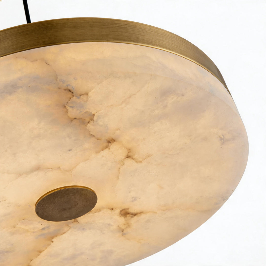 Disc Pendant Light Modern Luxury Marble Single Ceiling Light