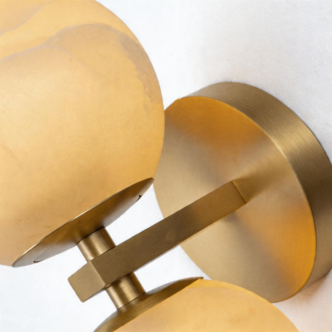 Up and Down Moon Brass Italian Luxury Creative Wall Lamp