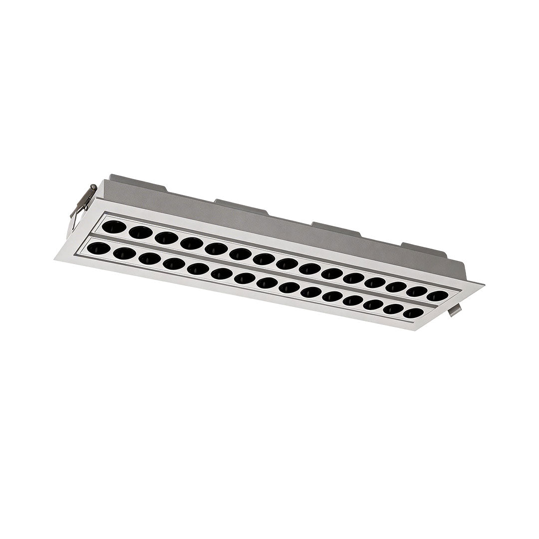 2 PCS LED Ceiling Recessed Spotlights Grille LED Linear Light