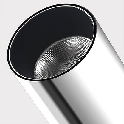 2 PCS Spotlight Light Fixture Silver Full-Spectrum LED Light