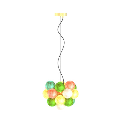 Stained Glass Chandeliers Modern Creative LED Ceiling Light