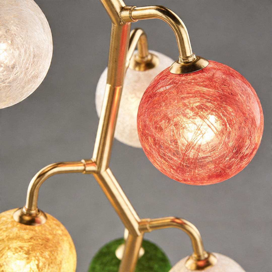 Coloured Glass Chandelier Modern Creative Vintage Ceiling Light