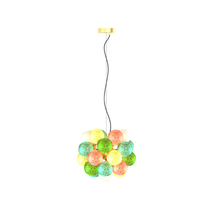 Stained Glass Chandeliers Modern Creative LED Ceiling Light