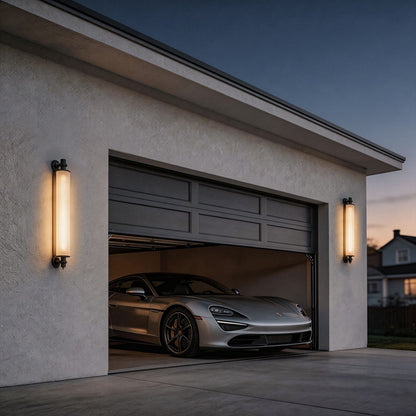 Contemporary Outdoor LED Wall Lights Cylindrical Waterproof Light