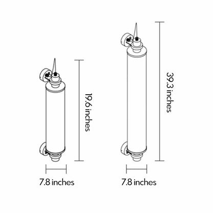 Contemporary Outdoor LED Wall Lights Cylindrical Waterproof Light