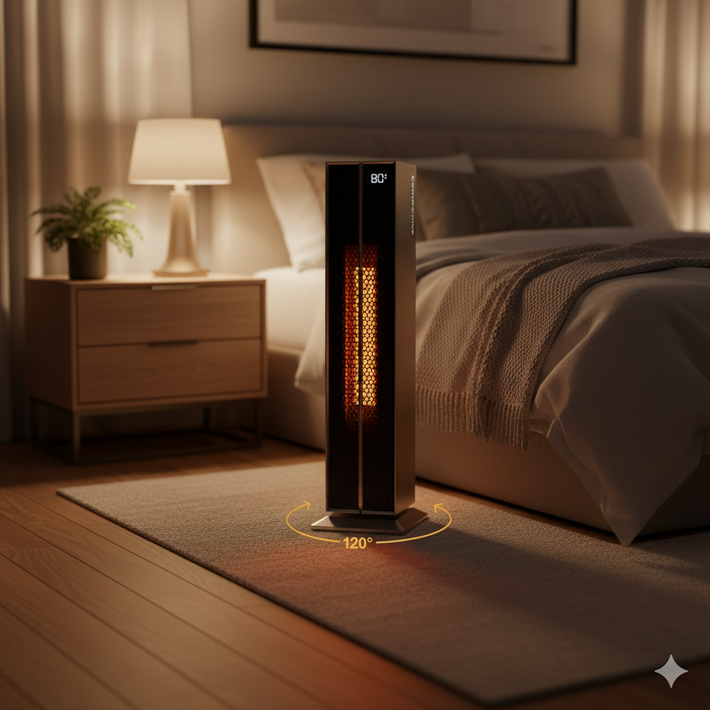 Premium Graphene Ceramic Tower Heater