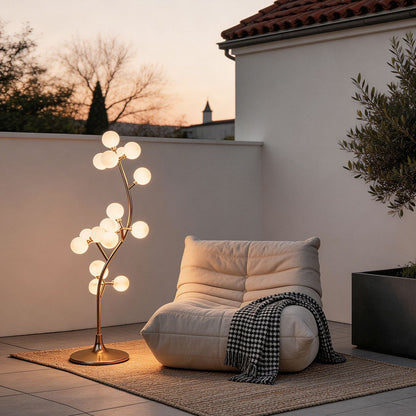 6 PCS Decorate Floor Lamp Wedding Decoration Cotton Tree Lights