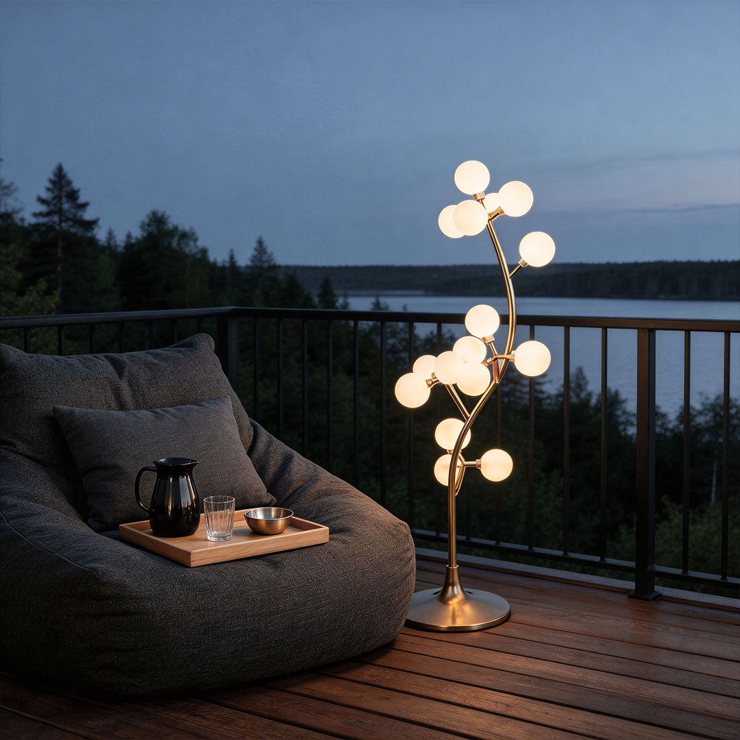 6 PCS Decorate Floor Lamp Wedding Decoration Cotton Tree Lights