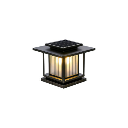 Solar-Powered Pillar Lights