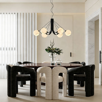 Black Chandelier Modern Creative Minimalist Ceiling Light