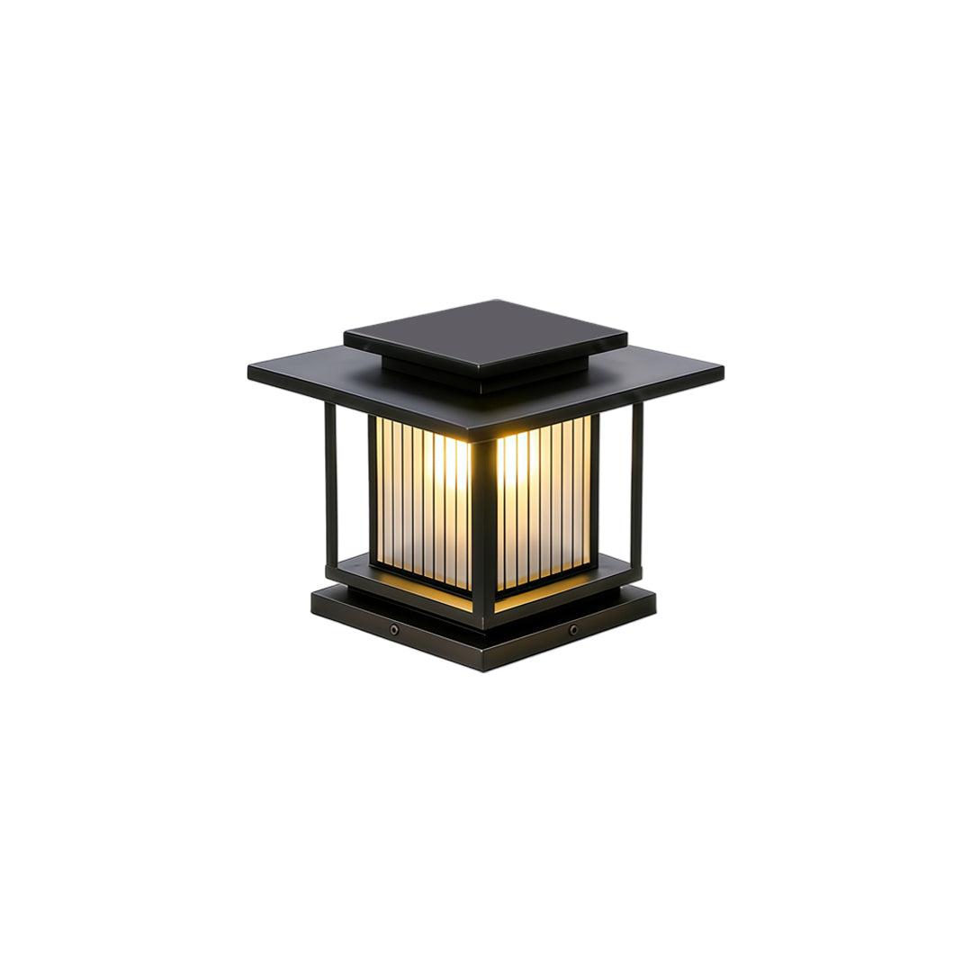 Solar-Powered Pillar Lights