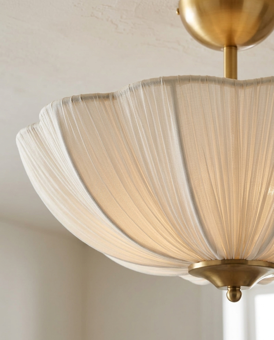 Elowen Pleated Flushmount