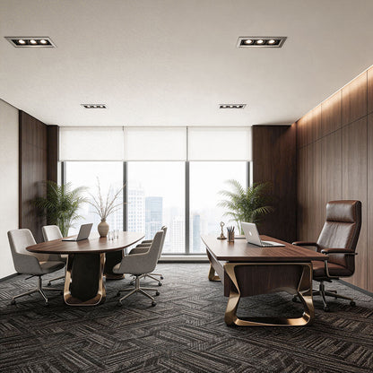 LED Spotlight Indoor Grille Recessed Linear LED Full-Spectrum Light