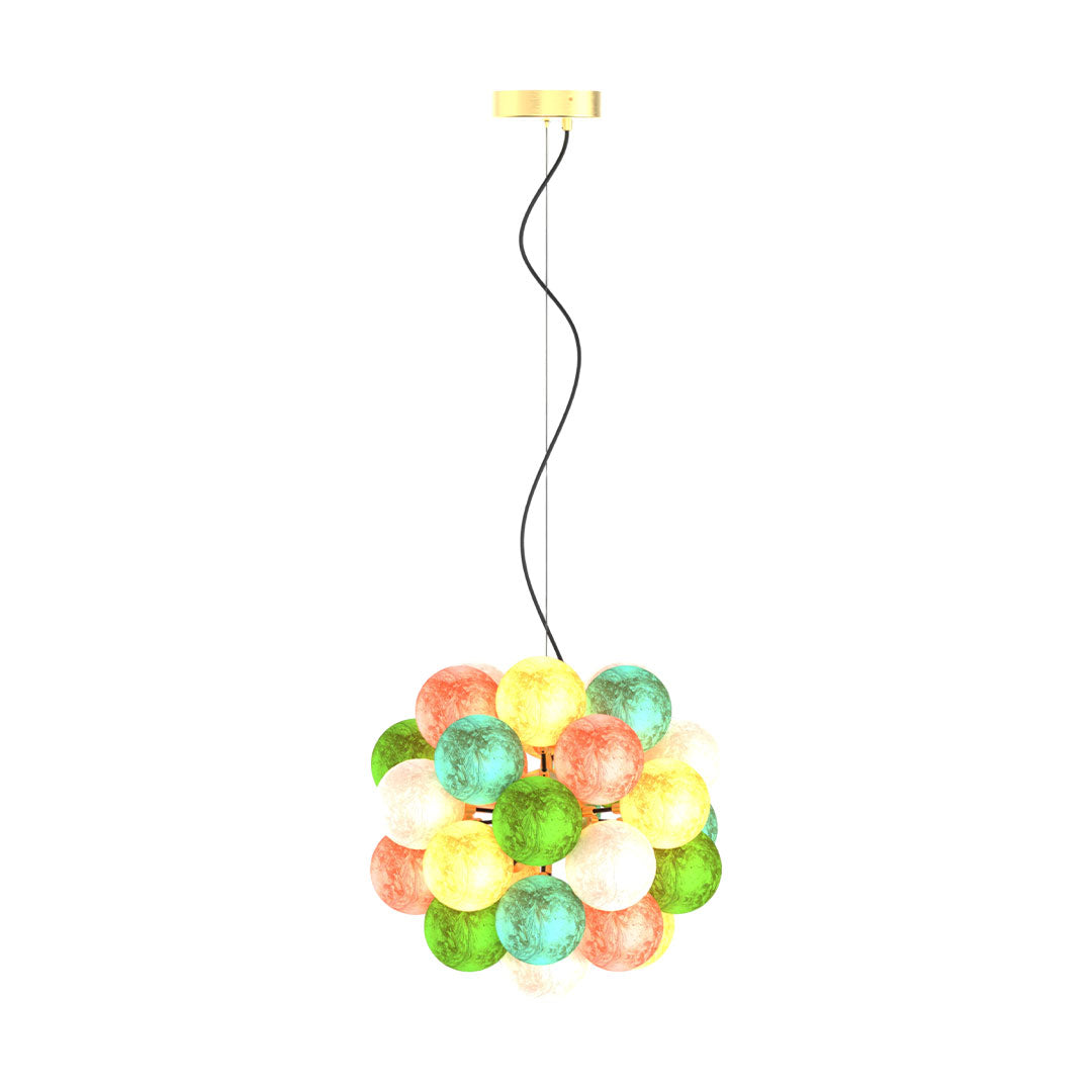 Stained Glass Chandeliers Modern Creative LED Ceiling Light