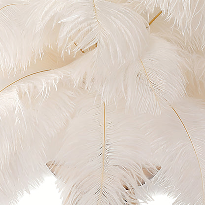 Feather Table Lamp Nordic Decor Tripod Bedside Lighting
