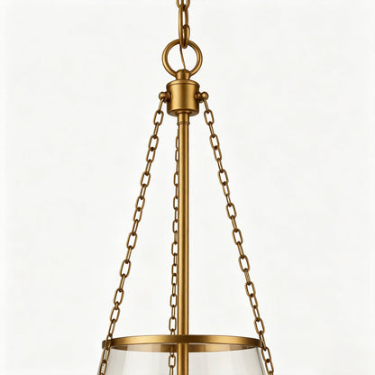 Glass Candle Chandelier Minimalist American Ceiling Light