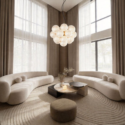 Glass Ceiling Light Luxury Modern LED Flush Mount Lights