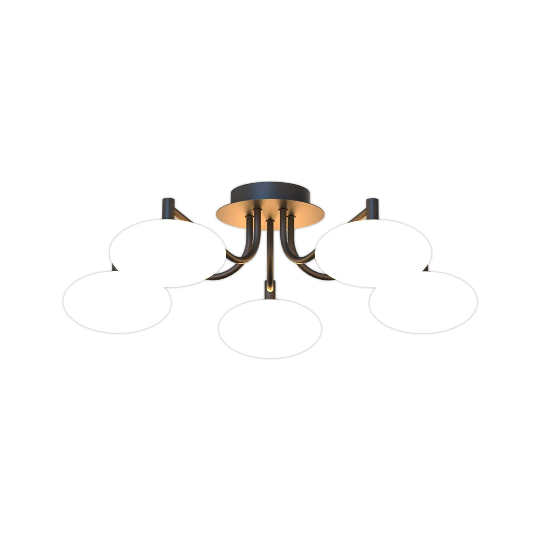Glass Flush Mount Lighting Modern Creative LED Ceiling Light