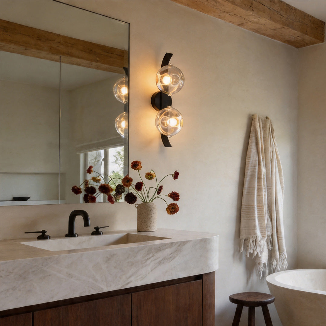 Glass Sconce Wall Lights Modern Artistic Decorative Light