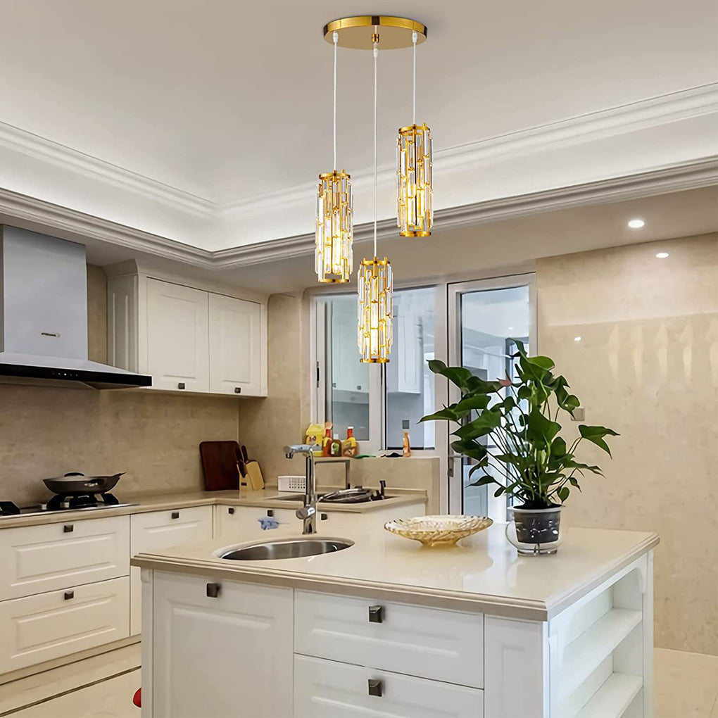 Elegant crystal pendant light hanging ceiling – style options