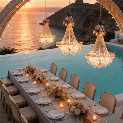 Hanging Light Outdoor European Wedding Acrylic Ceiling Light