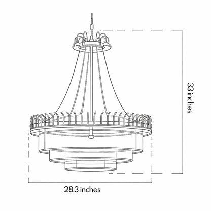 Hanging Light Outdoor European Wedding Acrylic Ceiling Light