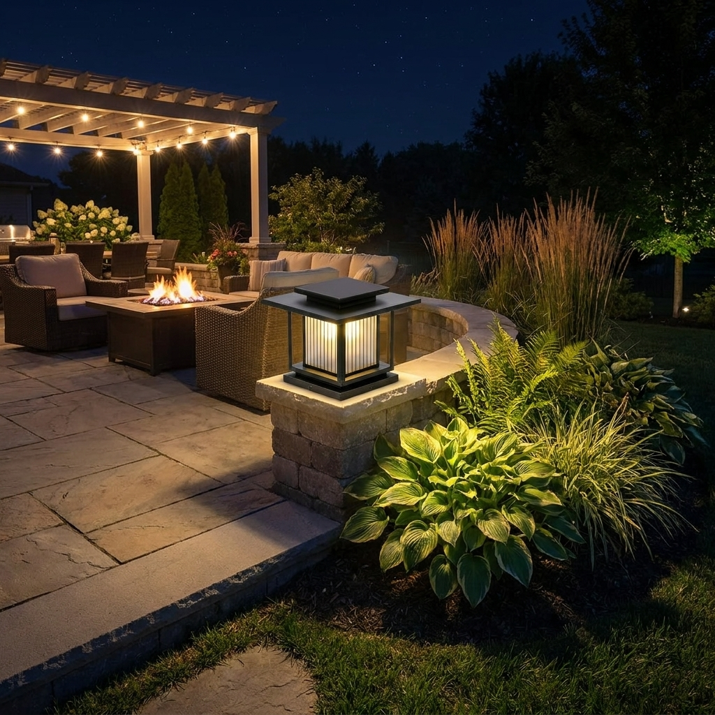 Solar Pillar Light lifestyle 3