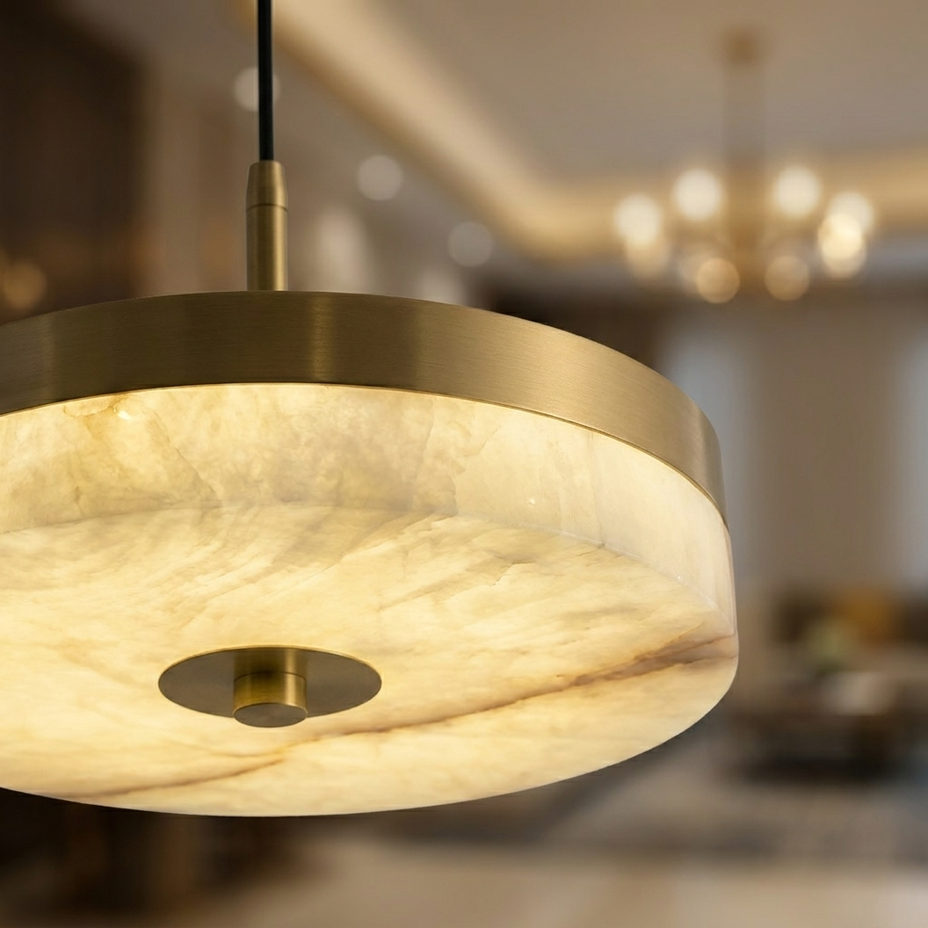 Marble Disc Pendant Light lifestyle 3