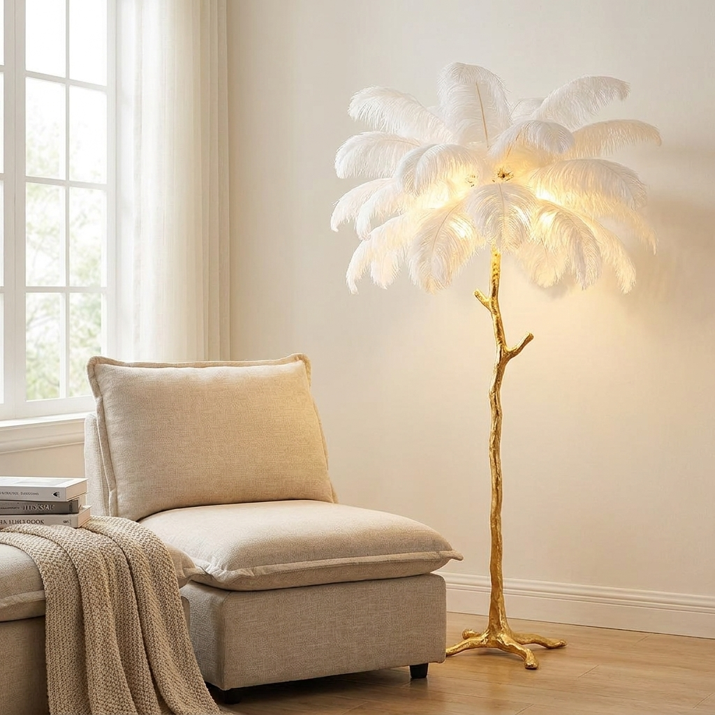 Feather Floor Lamp lifestyle 4