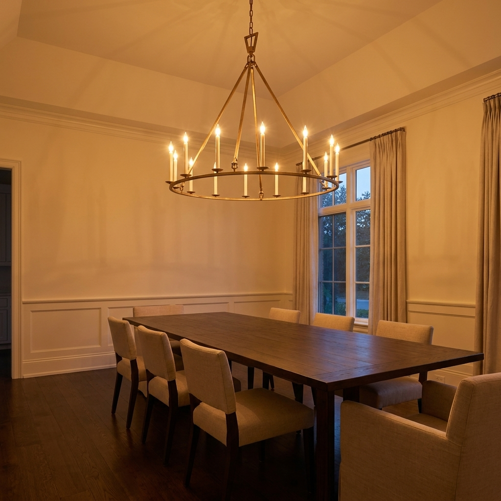 Retro Candle Chandelier lifestyle 4