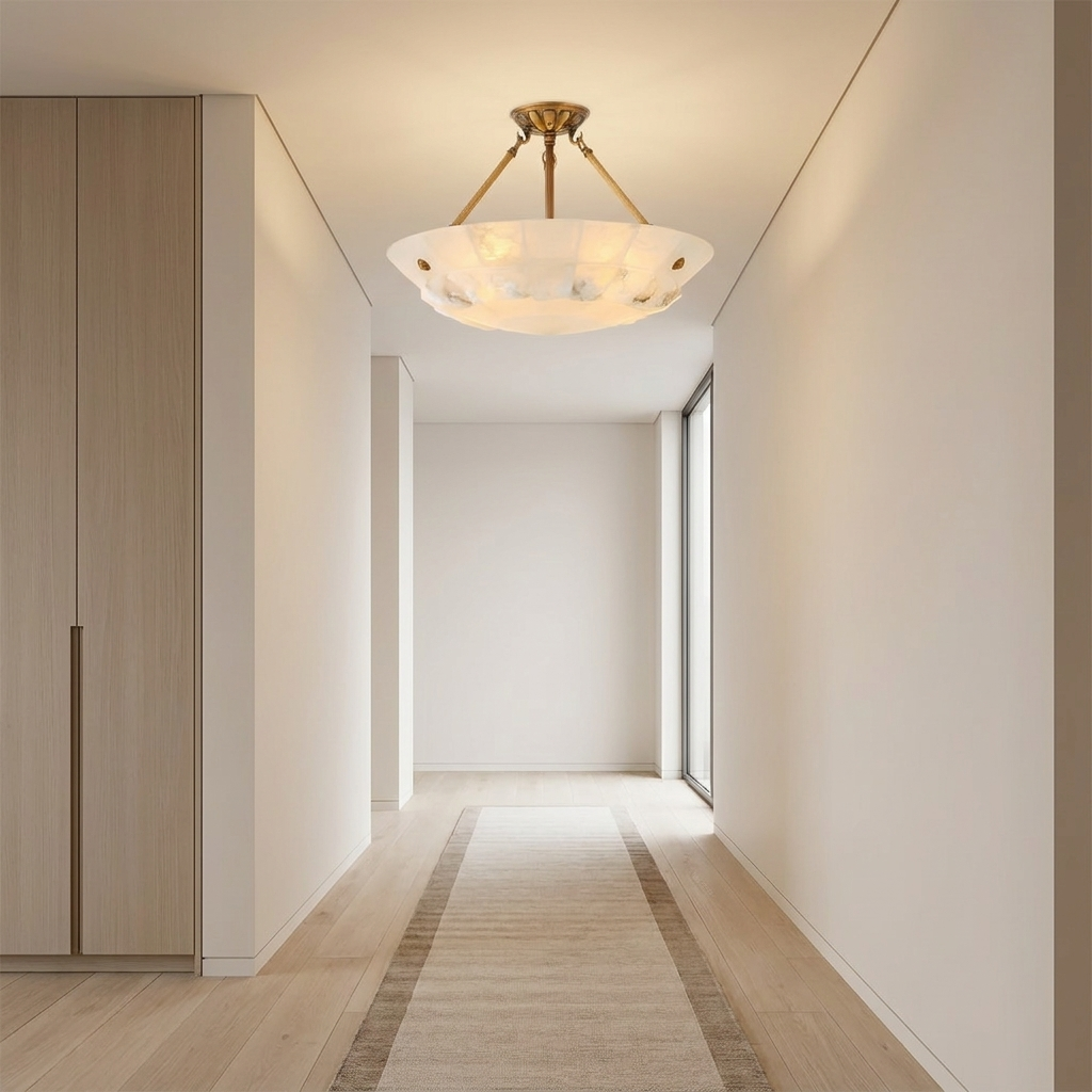 Round Marble Ceiling Light lifestyle 2