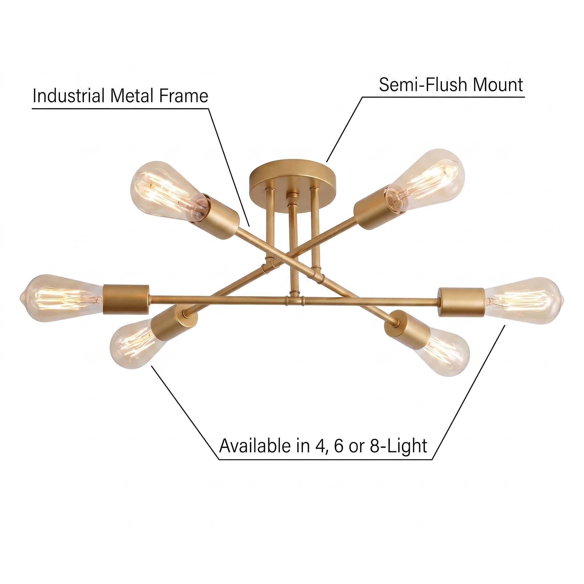 Sputnik Chandelier specifications