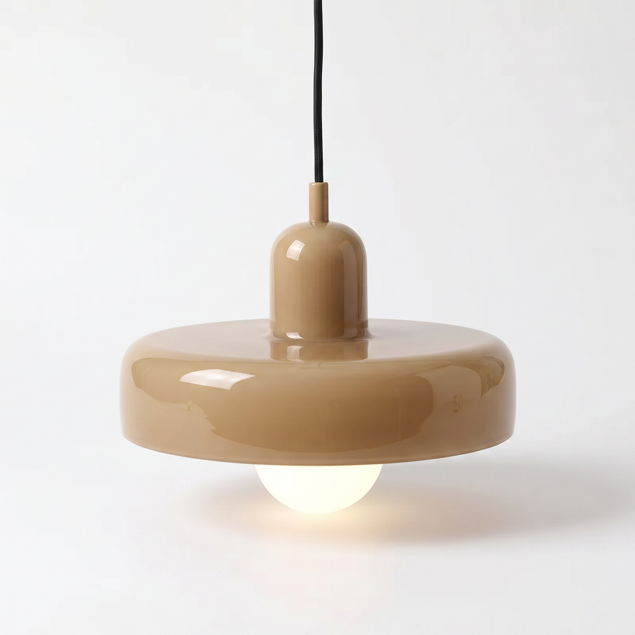 Colored Glass Pendant Brown