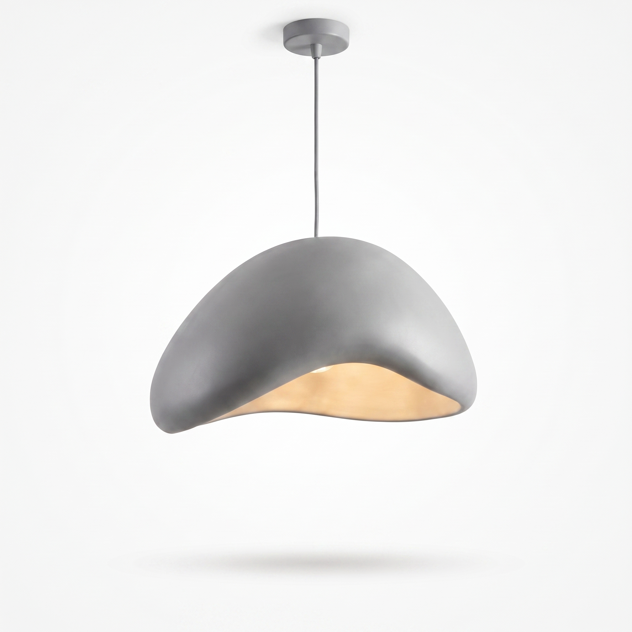 Designer Resin Pendant Light, white background hero