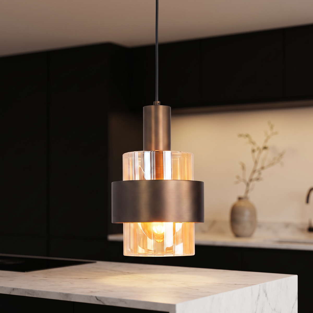 Nordic Glass Pendant Chandelier