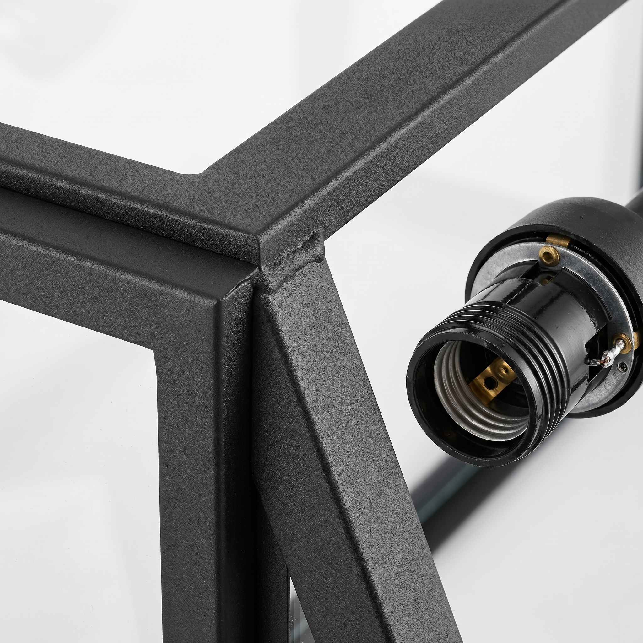 AIR HAVEN Craftsman Lantern Pendant - frame material detail