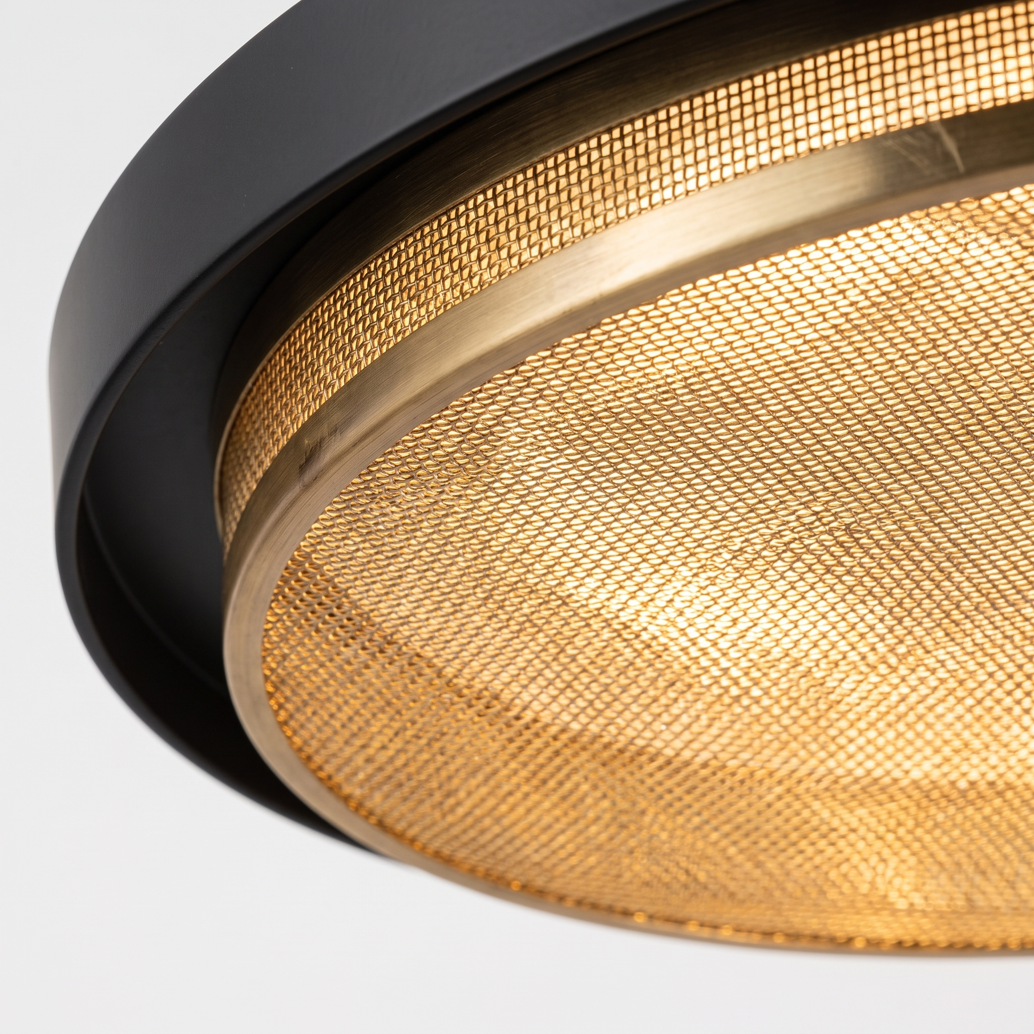 AIR HAVEN Two-Ring LED Pendant 24in Gold - Material Detail
