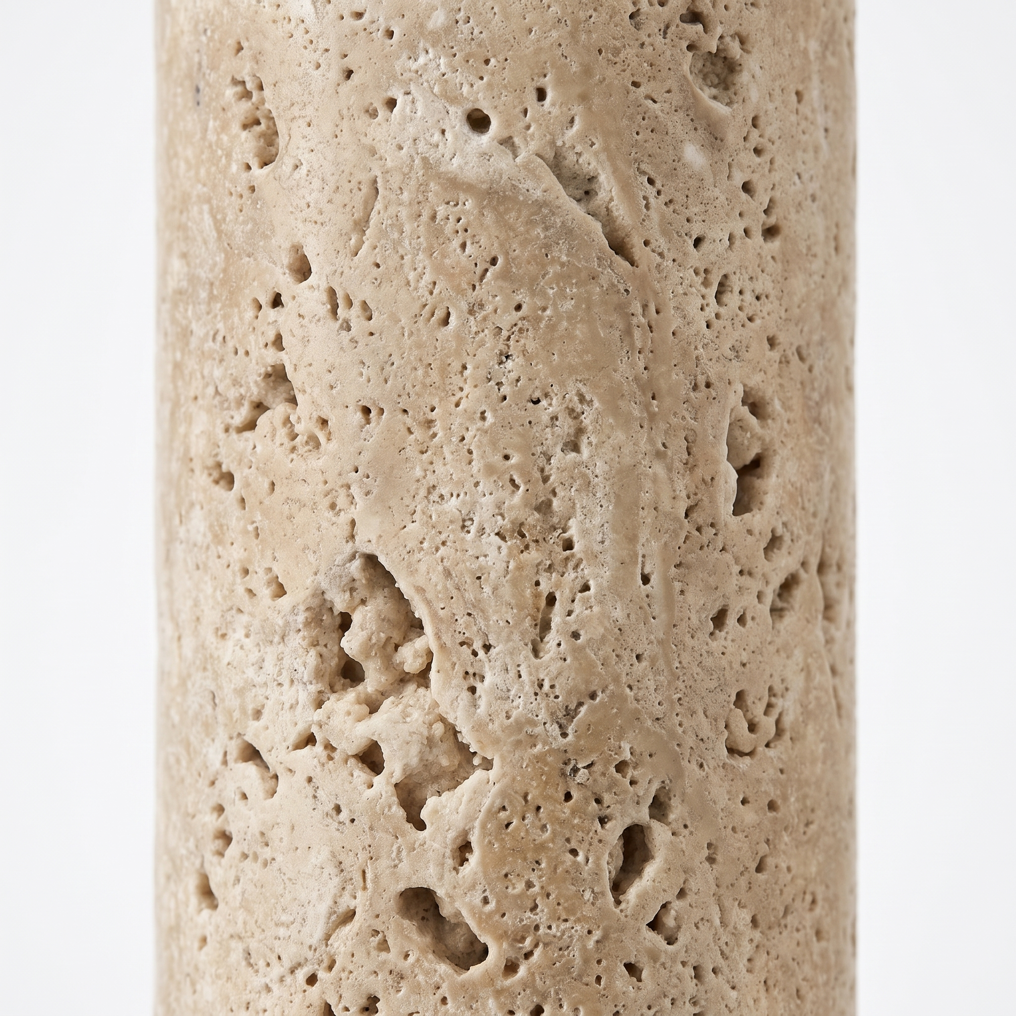AIR HAVEN Travertine Candle Chandelier 6-Light - Material Detail