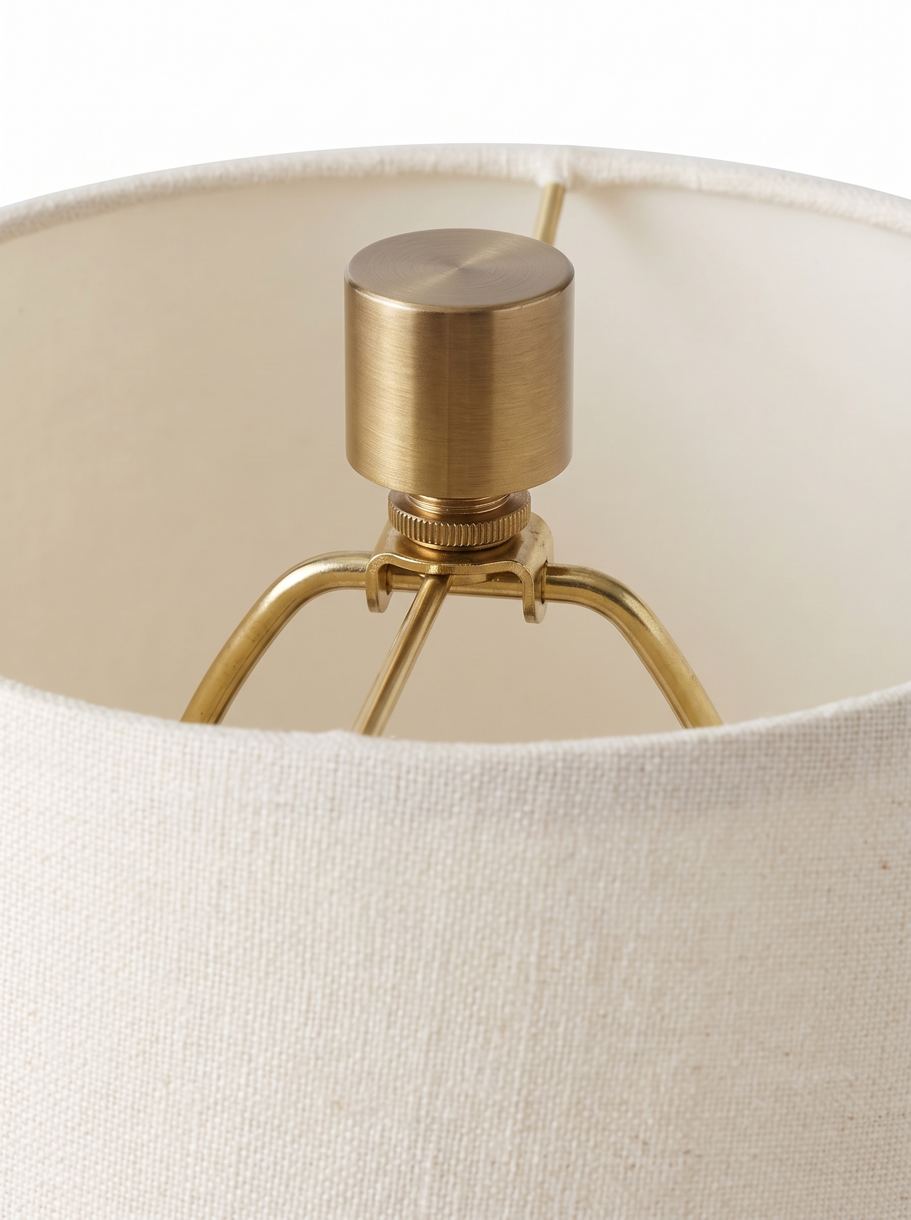 AIR HAVEN Travertine Base Table Lamp construction detail