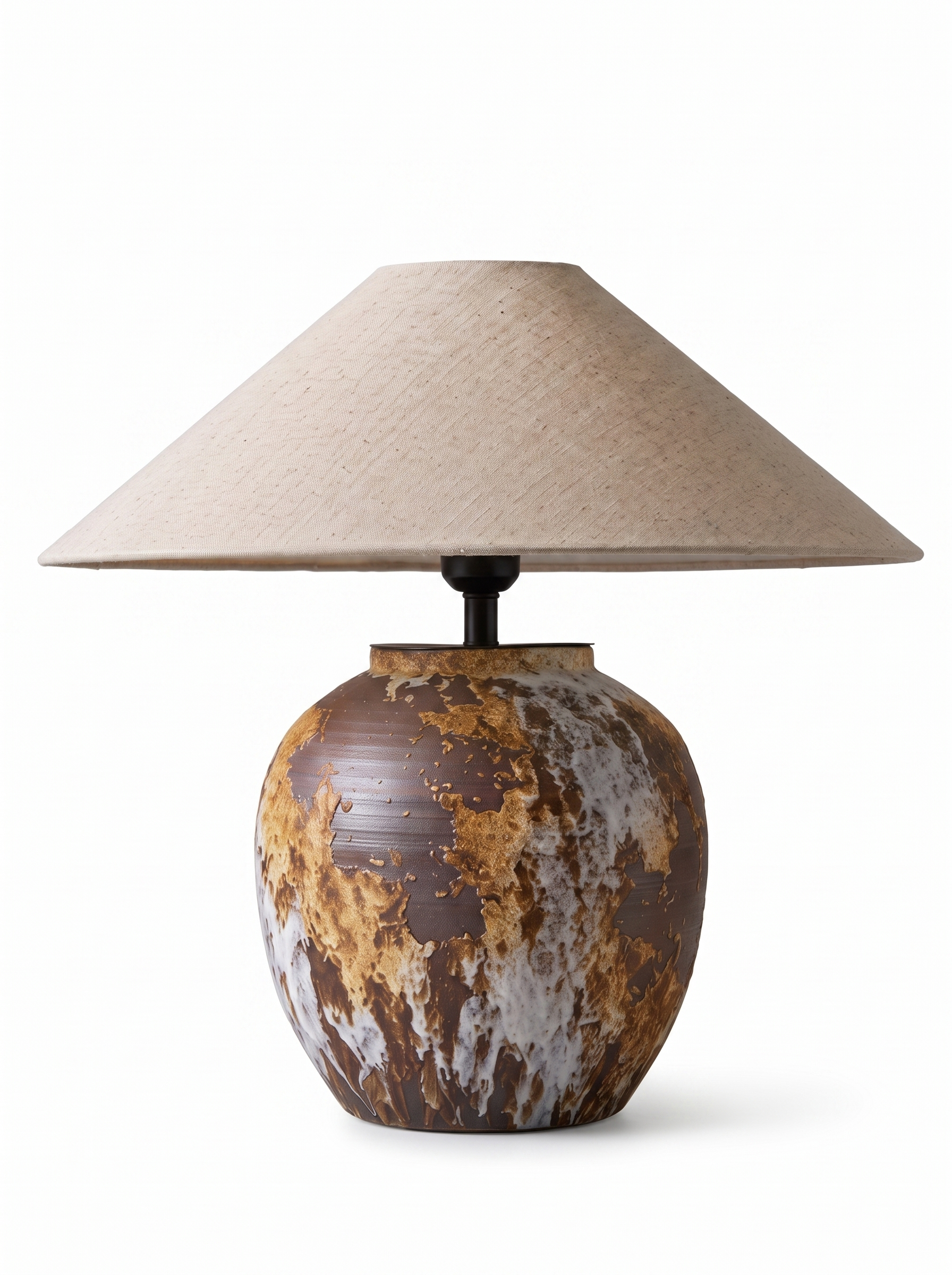 AIR HAVEN Reactive Glaze Ceramic Lamp white hero
